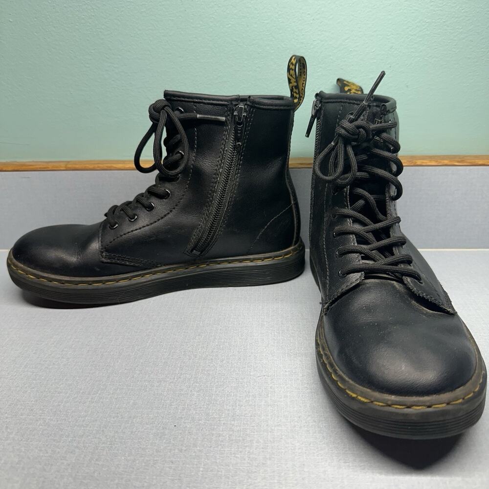 Doc Martens Boots Size 4 US M -Lace Up Side Zip Air Wair - Picture 3 of 12